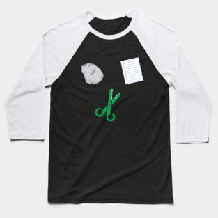 Rock, paper...alligator Baseball T-Shirt